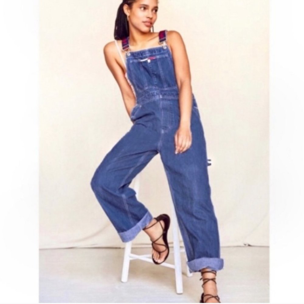 Vintage Y2K Tommy Hilfiger Jean Overalls